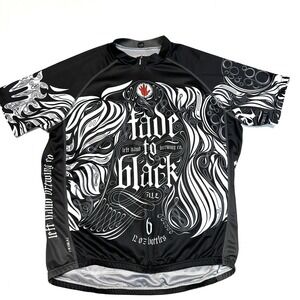 Primal Wear Cycling Jersey Left Hand Brewing Mens 2XL XXL Full Zip Fade To Black